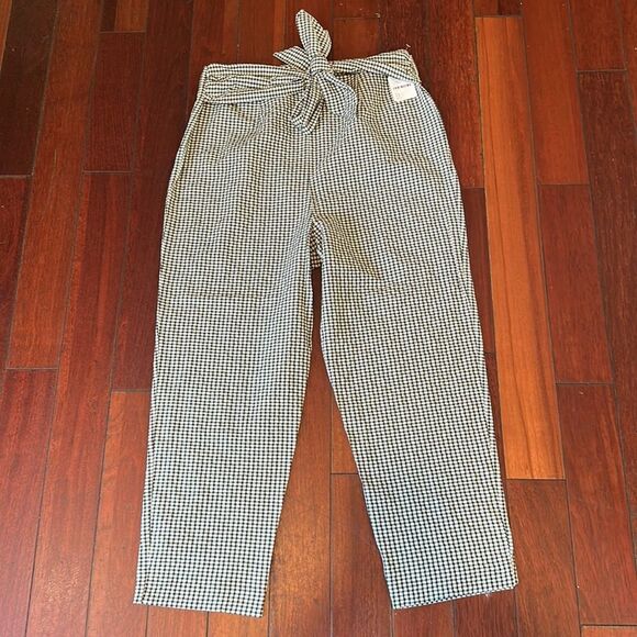 Free People Gingham West Side Tie Pants - Picture 6 of 6